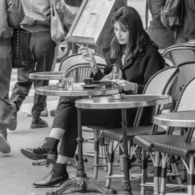 En terrasse