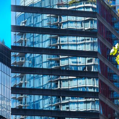 Le building bleu